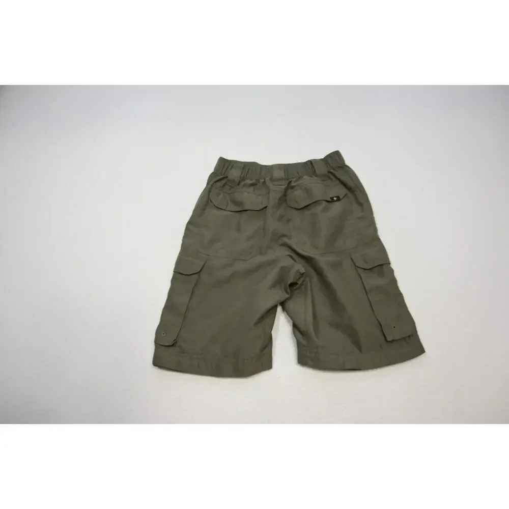 Boy Scouts Green Relaxed Hiking Fishing‎ Cargo Shorts Trail Camp Mens XS XSmall